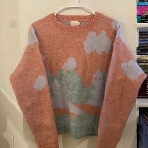 Dreamers Pastel Landscape Sweater
